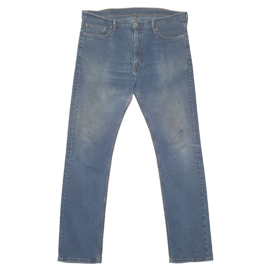 Mens Blue Levis Stretch 513 JeansW38 L34
