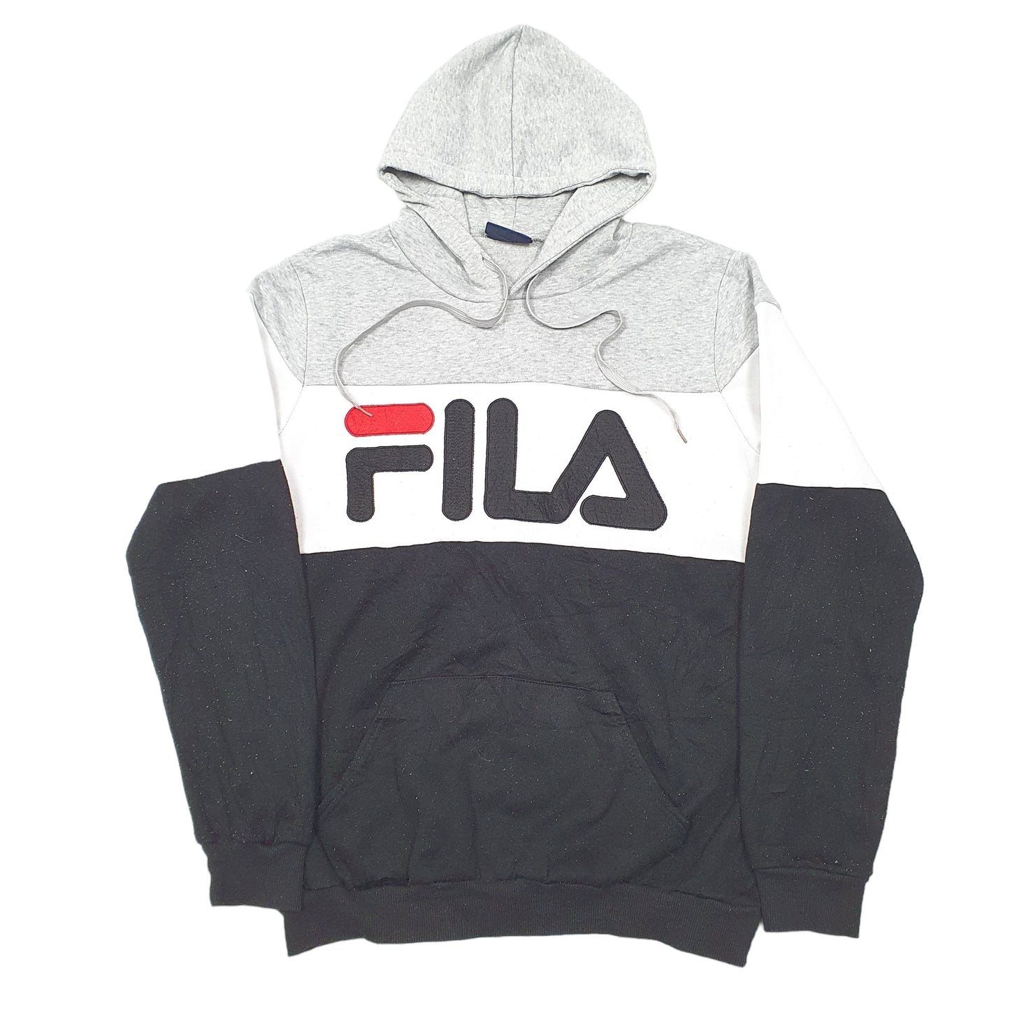 Mens Black Fila  Hoodie Jumper