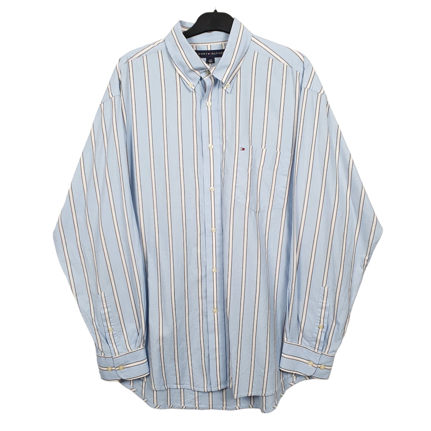 Blue Tommy Hilfiger Long Sleeve Shirt