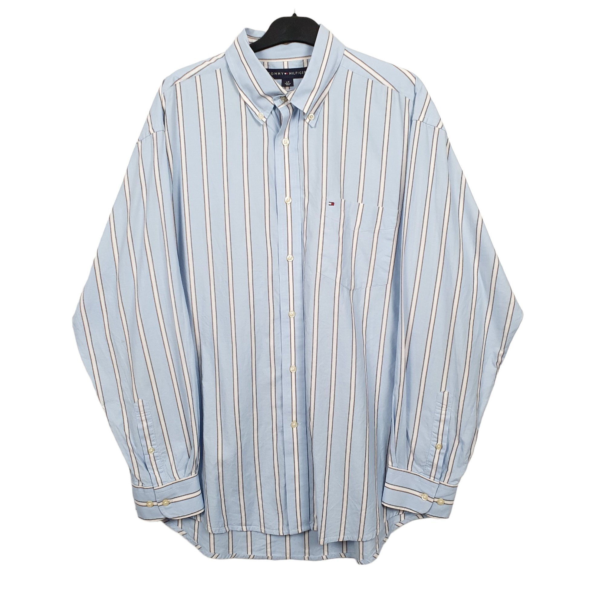 Blue Tommy Hilfiger Long Sleeve Shirt