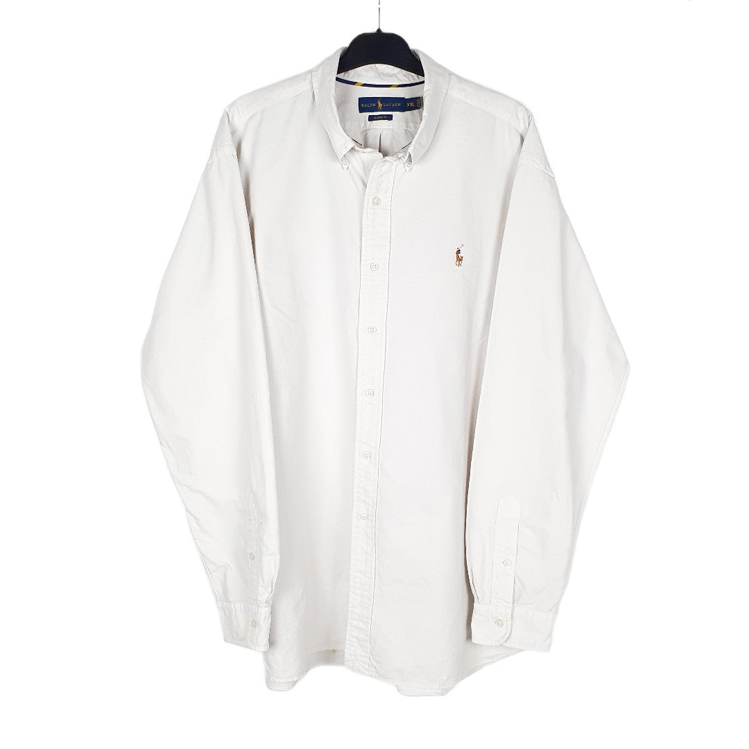 White Polo Ralph Lauren Long Sleeve Shirt