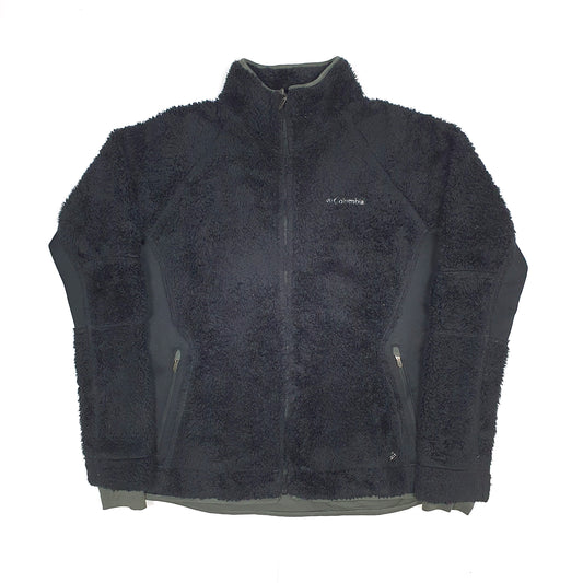 Columbia Sportswear Deep Pile Fluffy Full Zip Fleece XL Black
