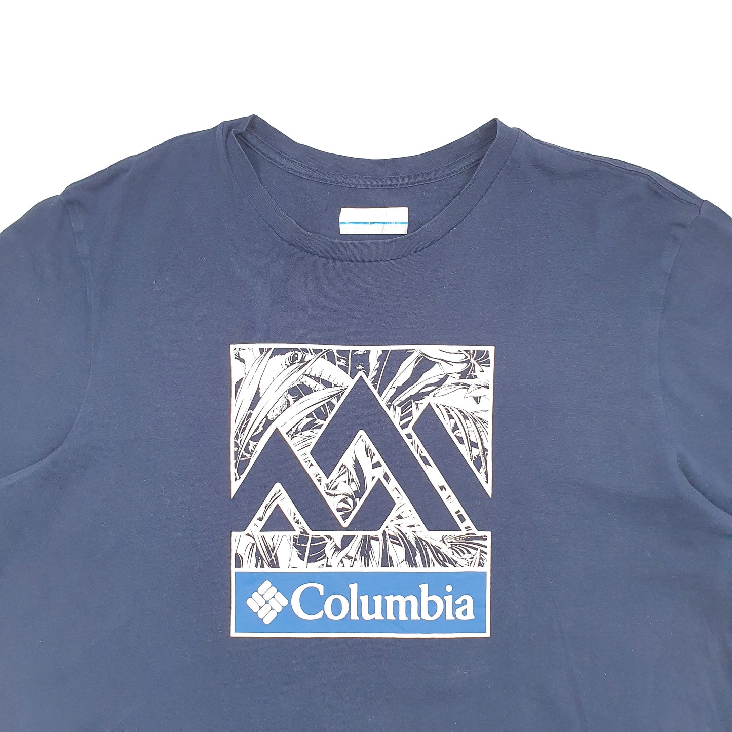Mens Navy Columbia Sportswear Organic Short Sleeve T Shirt