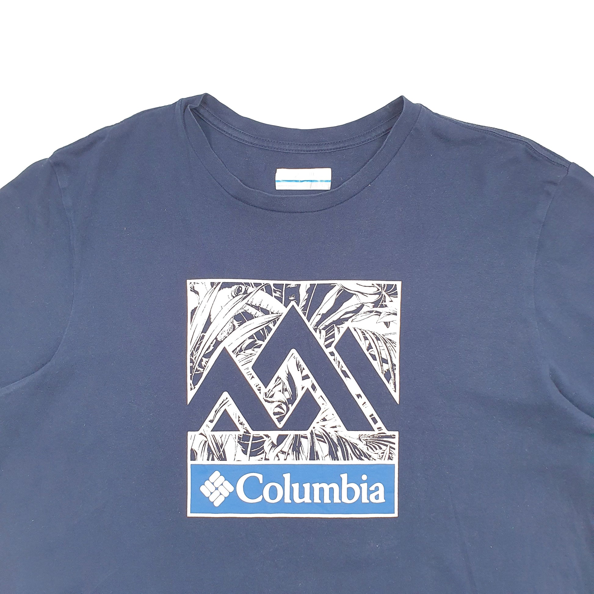 Mens Navy Columbia Sportswear Organic Short Sleeve T Shirt