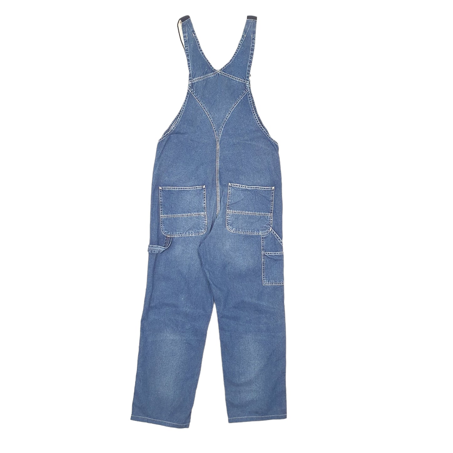 Mens Blue Carhartt WIP Bib Overall Dungaree Trousers