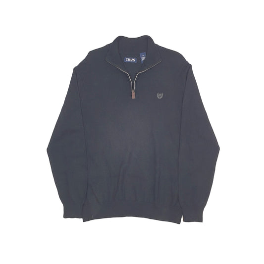 Chaps Quarter Zip L Black