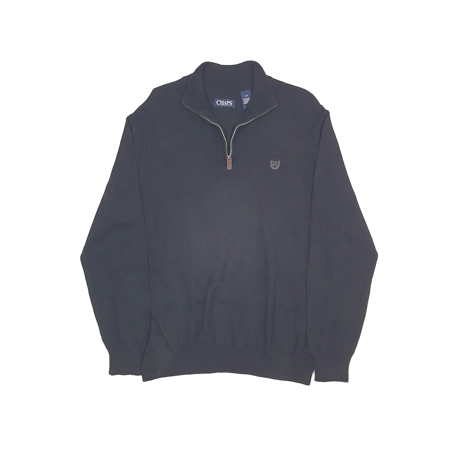 Chaps Quarter Zip L Black