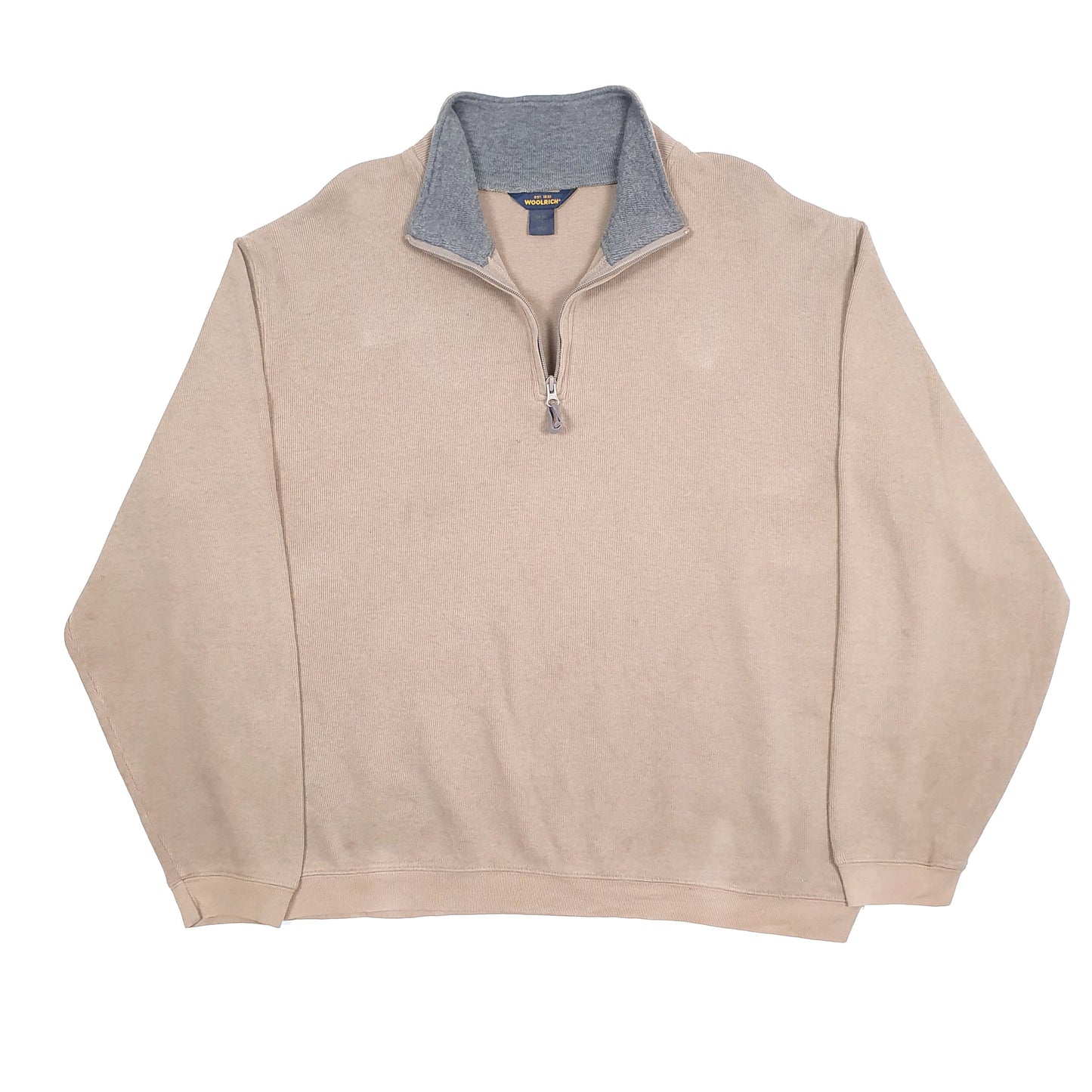 Woolrich Quarter Zip XL Brown