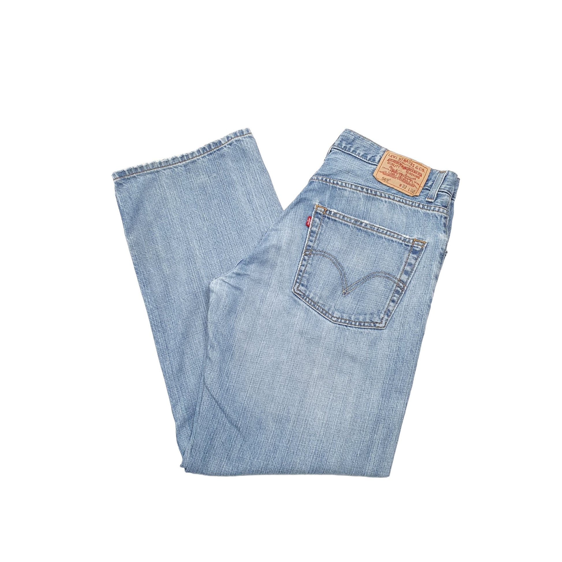 Levis 569 Loose Fit Jeans W32 L31 Blue