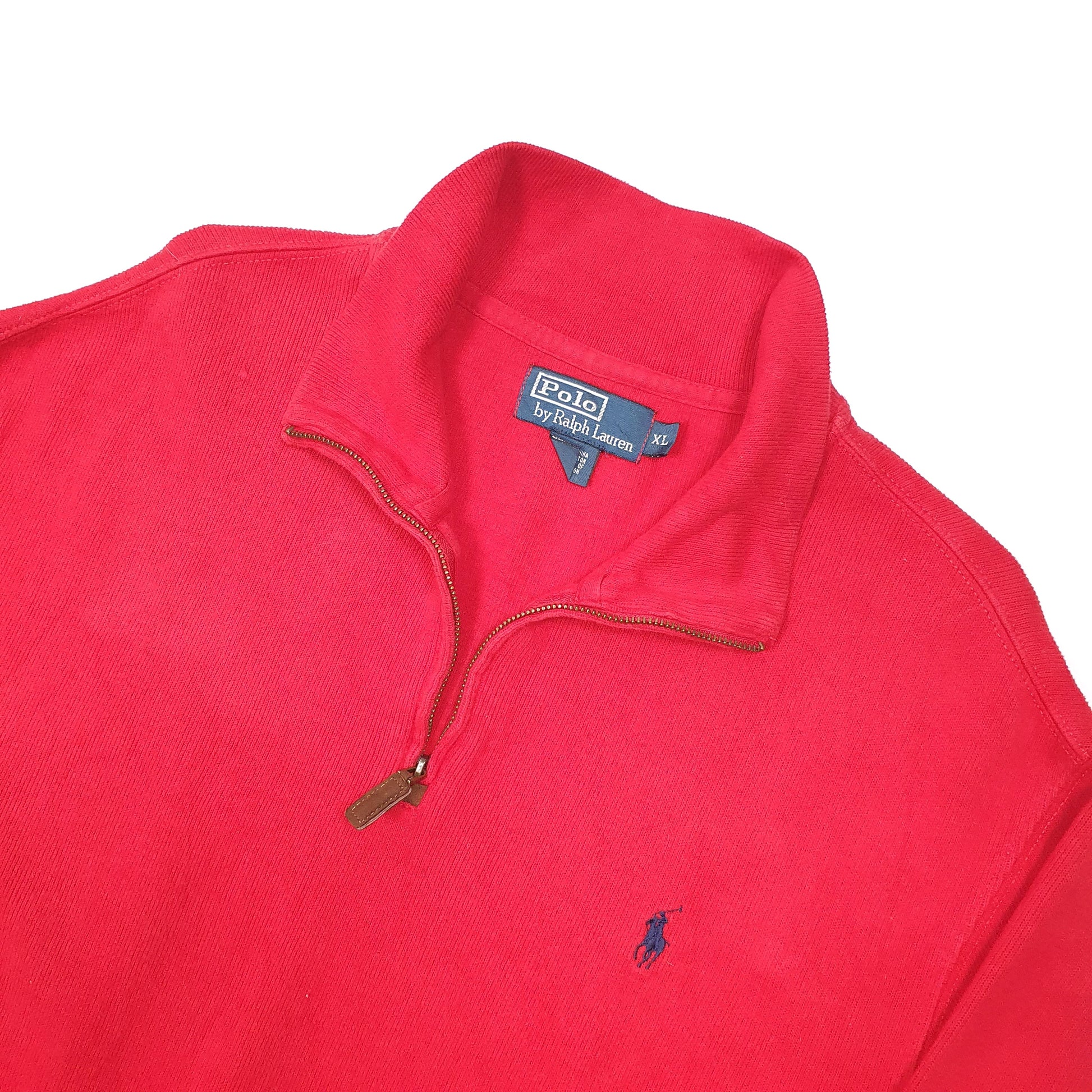 Polo Ralph Lauren Quarter Zip XL Red