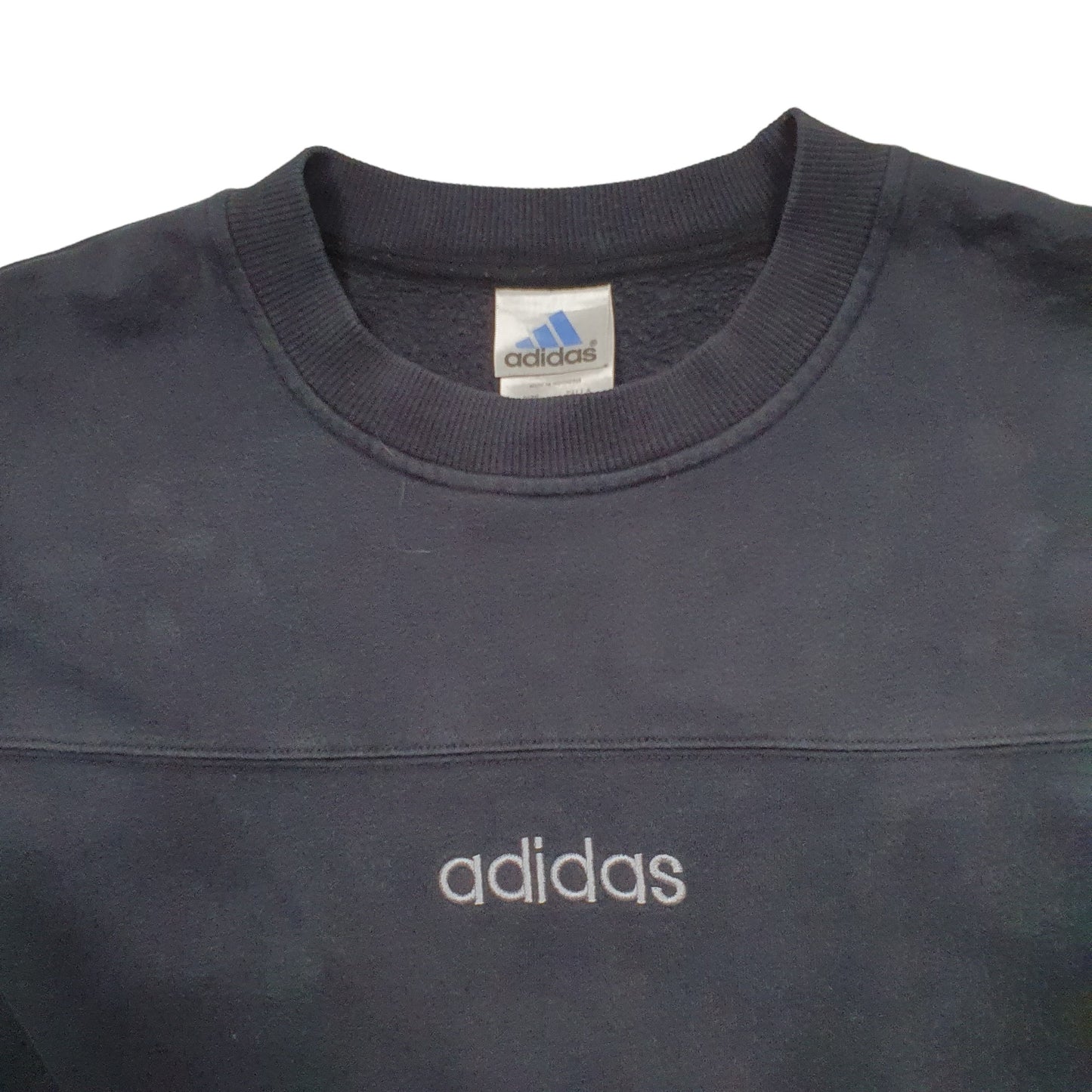 Mens Black Adidas  Crewneck Jumper