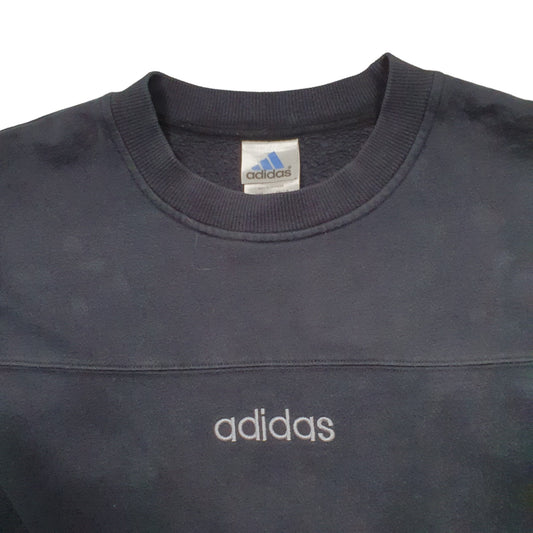 Mens Black Adidas  Crewneck Jumper