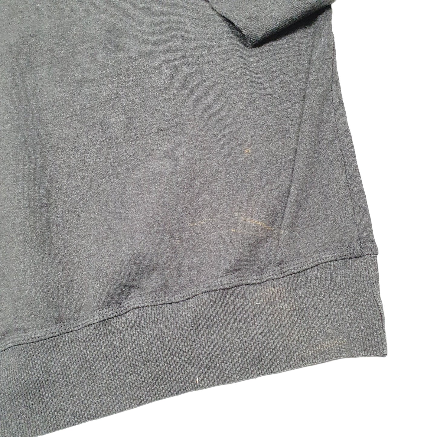 Mens Grey Champion Spellout Hoodie Jumper