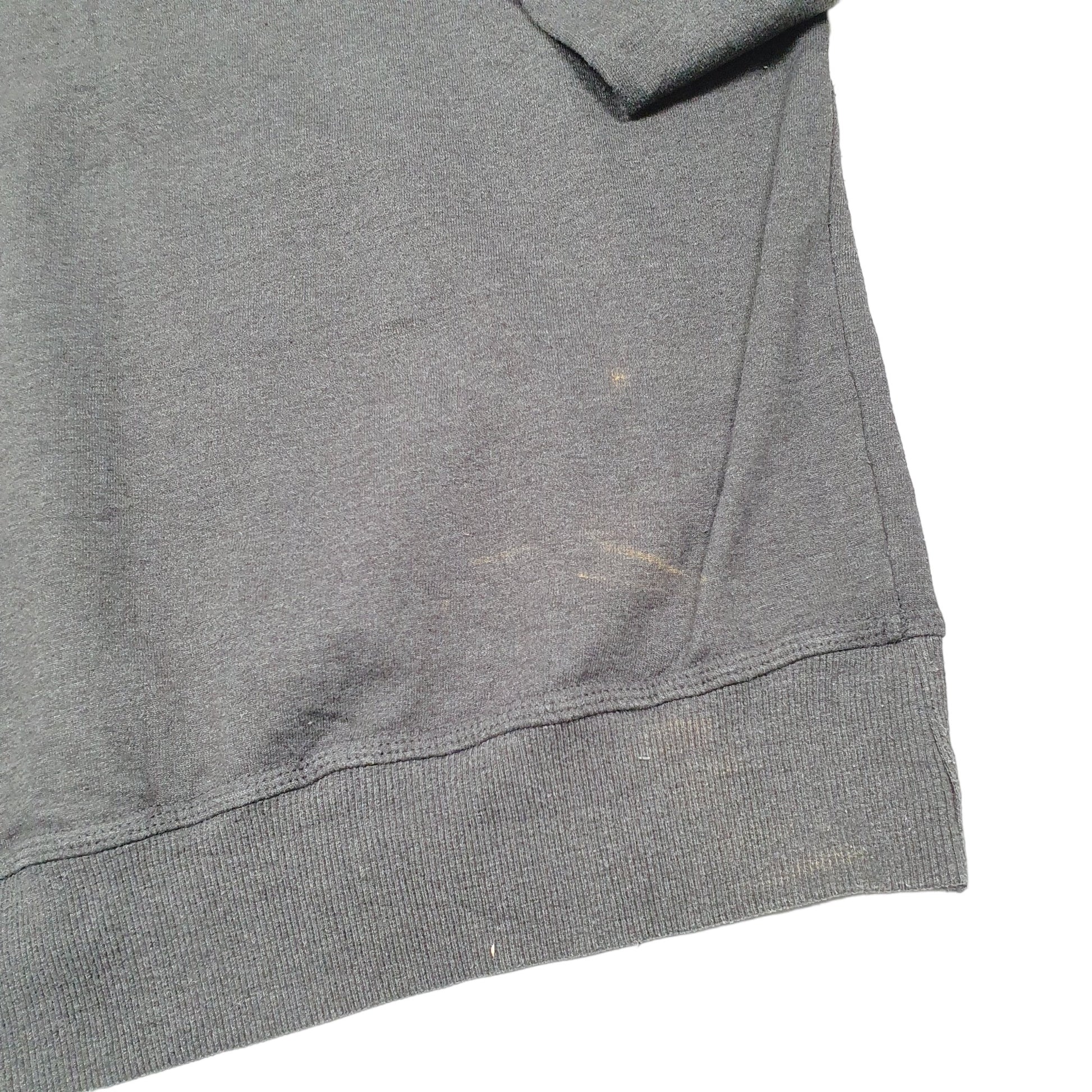 Mens Grey Champion Spellout Hoodie Jumper