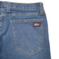 Mens White Dickies Stretch Fit Denim Shorts