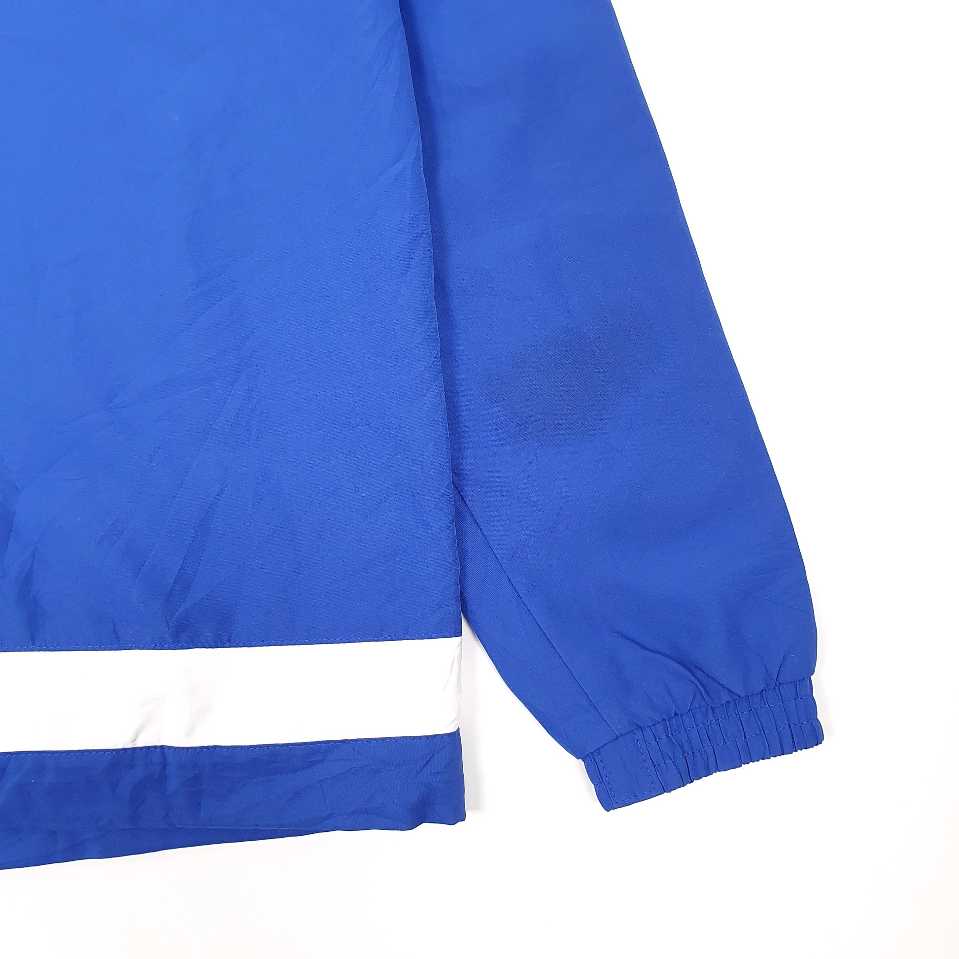 Mens Blue Adidas Chelsea FC CFC Football Training Track Hoodie Coat