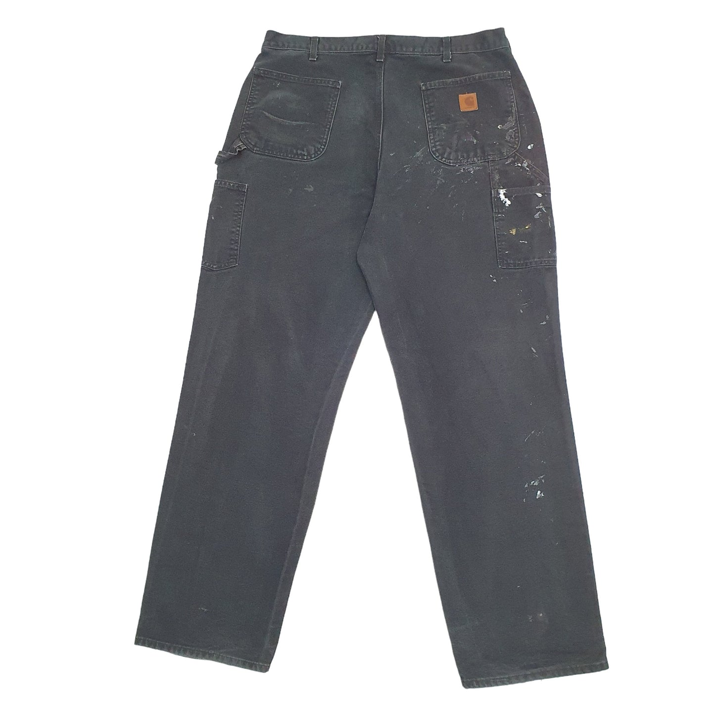 Mens Black Carhartt  Carpenter Trousers