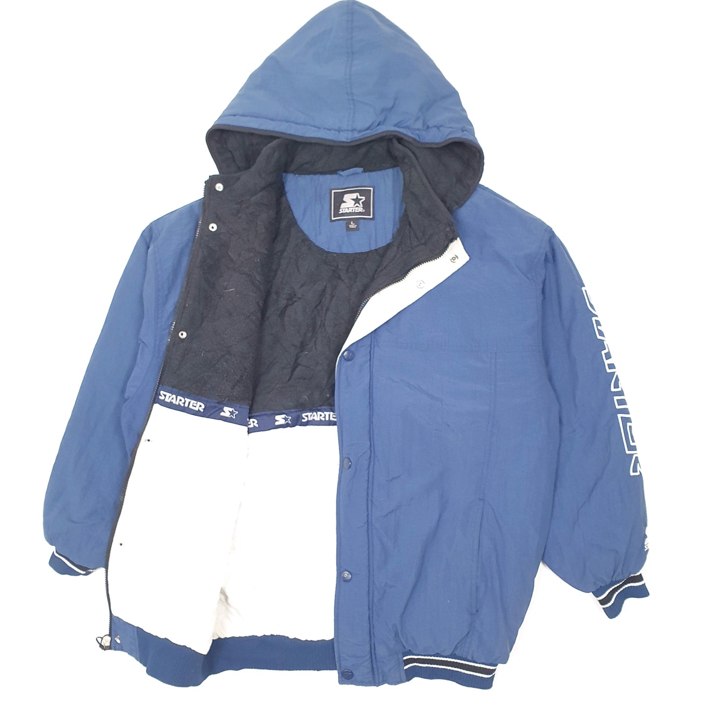 Mens Navy Starter Vintage  Coat