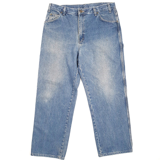 Dickies Casual Loose Fit Carpenter Jeans W36 L29 Blue