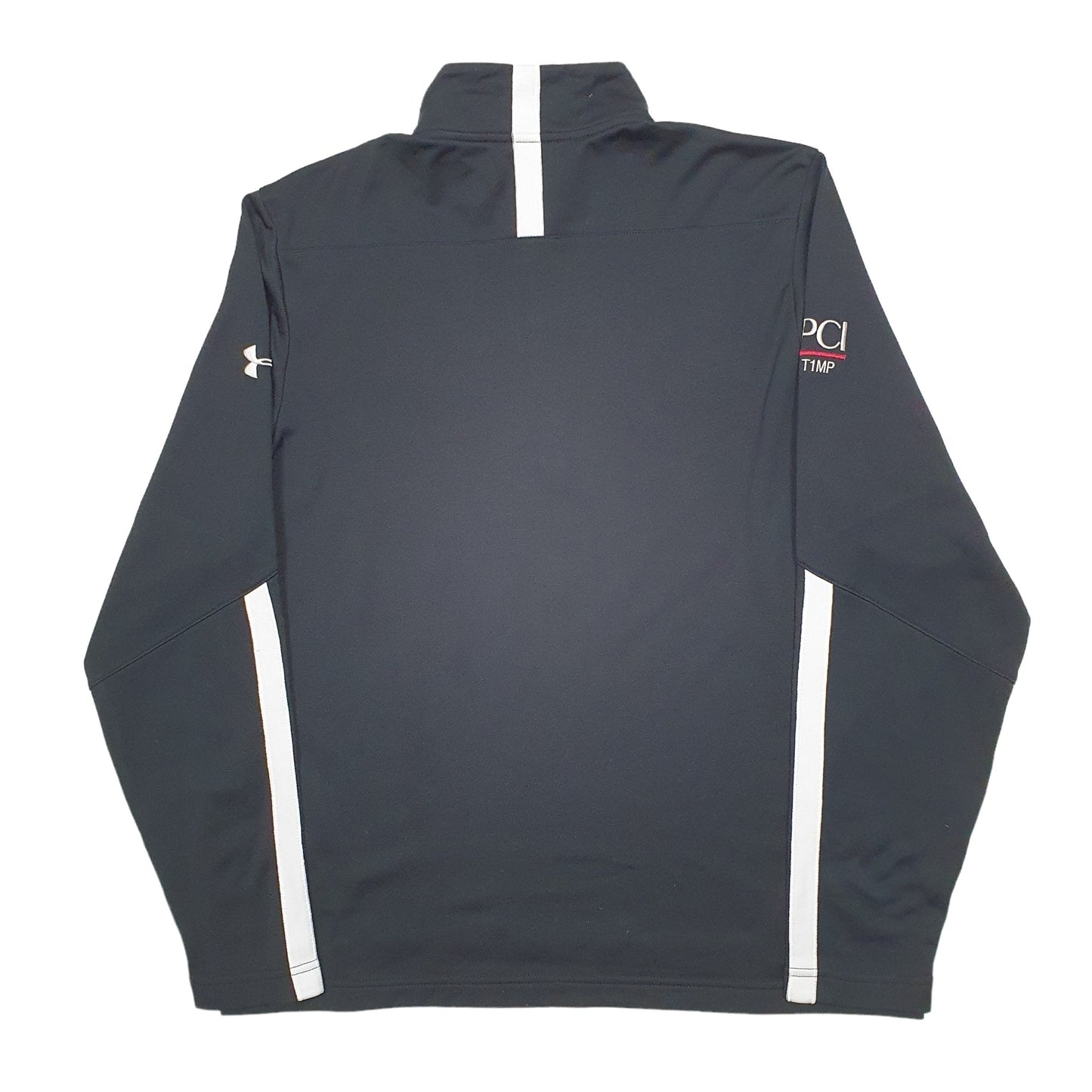 Mens Black Under Armour Active Quarter Zip Jumper