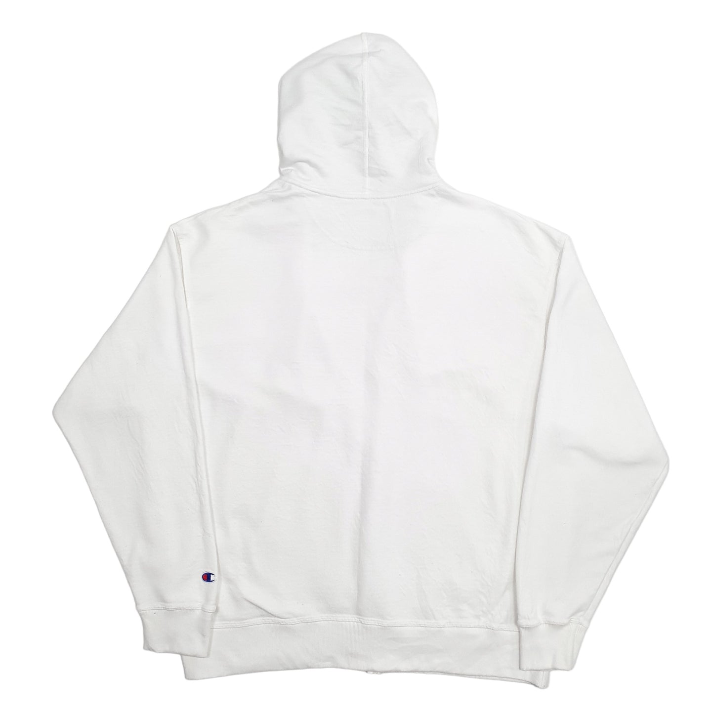 Mens White Champion  Hoodie Jumper