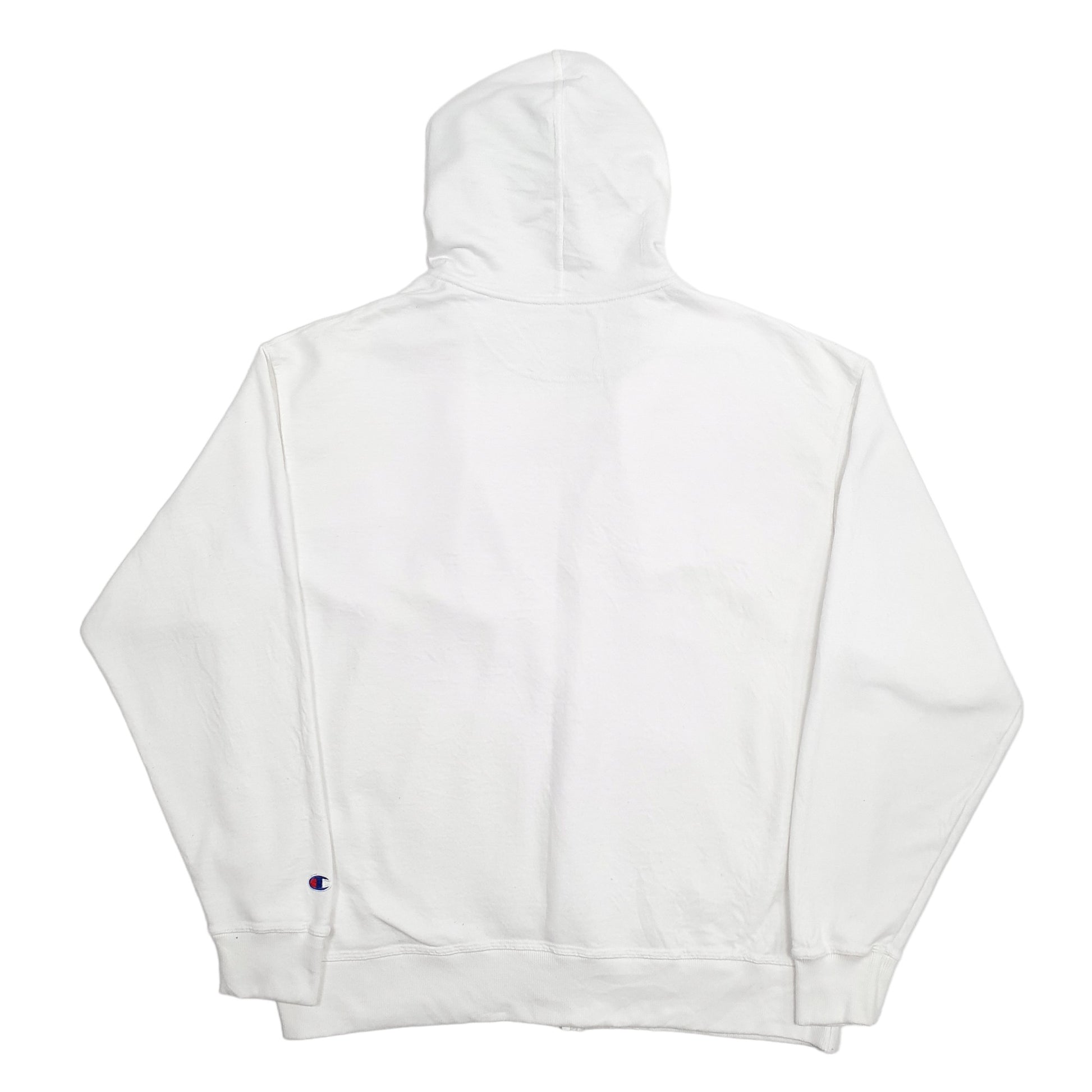 Mens White Champion  Hoodie Jumper