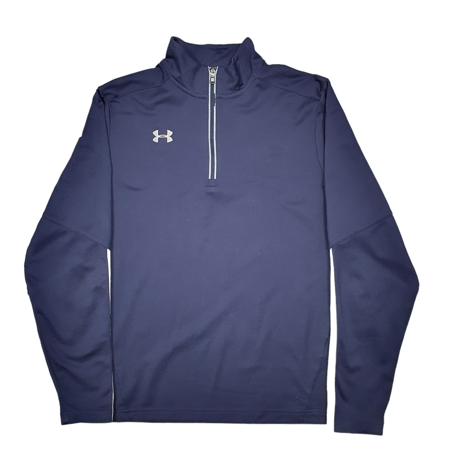Mens Navy Under Armour  Quarter Zip Jumper