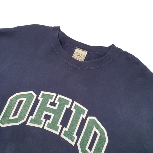 Lee Heavy Weight Ohio Vintage Crewneck XL Navy