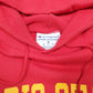 Mens Red Champion Ferris State University Hoodie Jumper