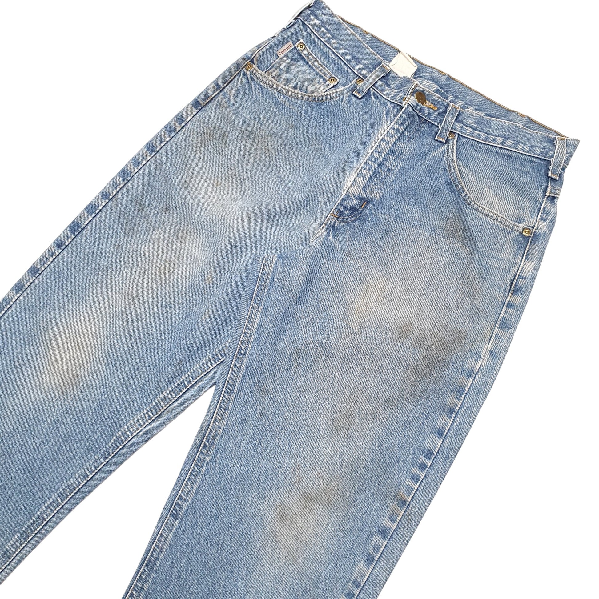 Mens Blue Carhartt  Carpenter JeansW32 L32