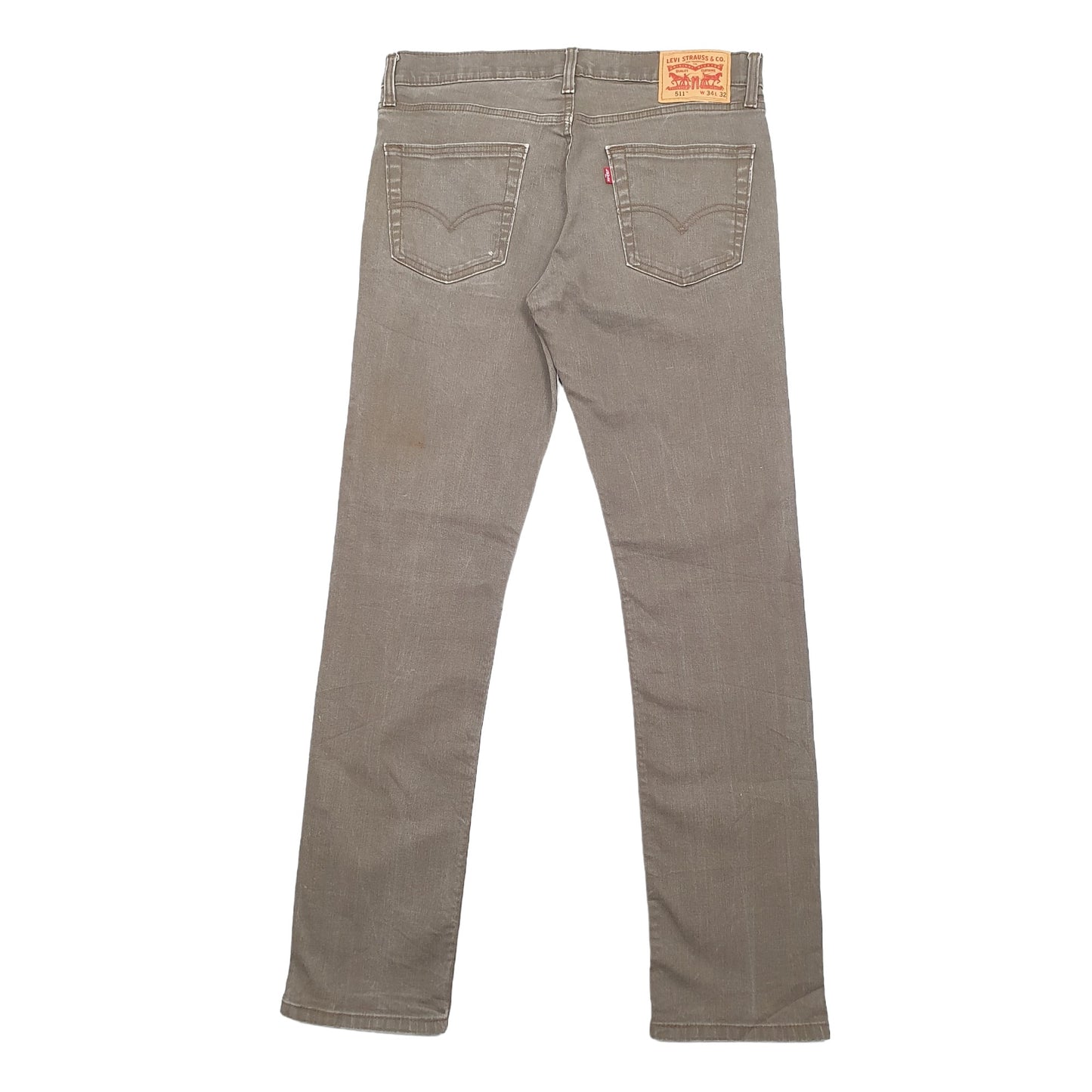 Levis 511 Slim Fit Jeans W34 L32 Khaki