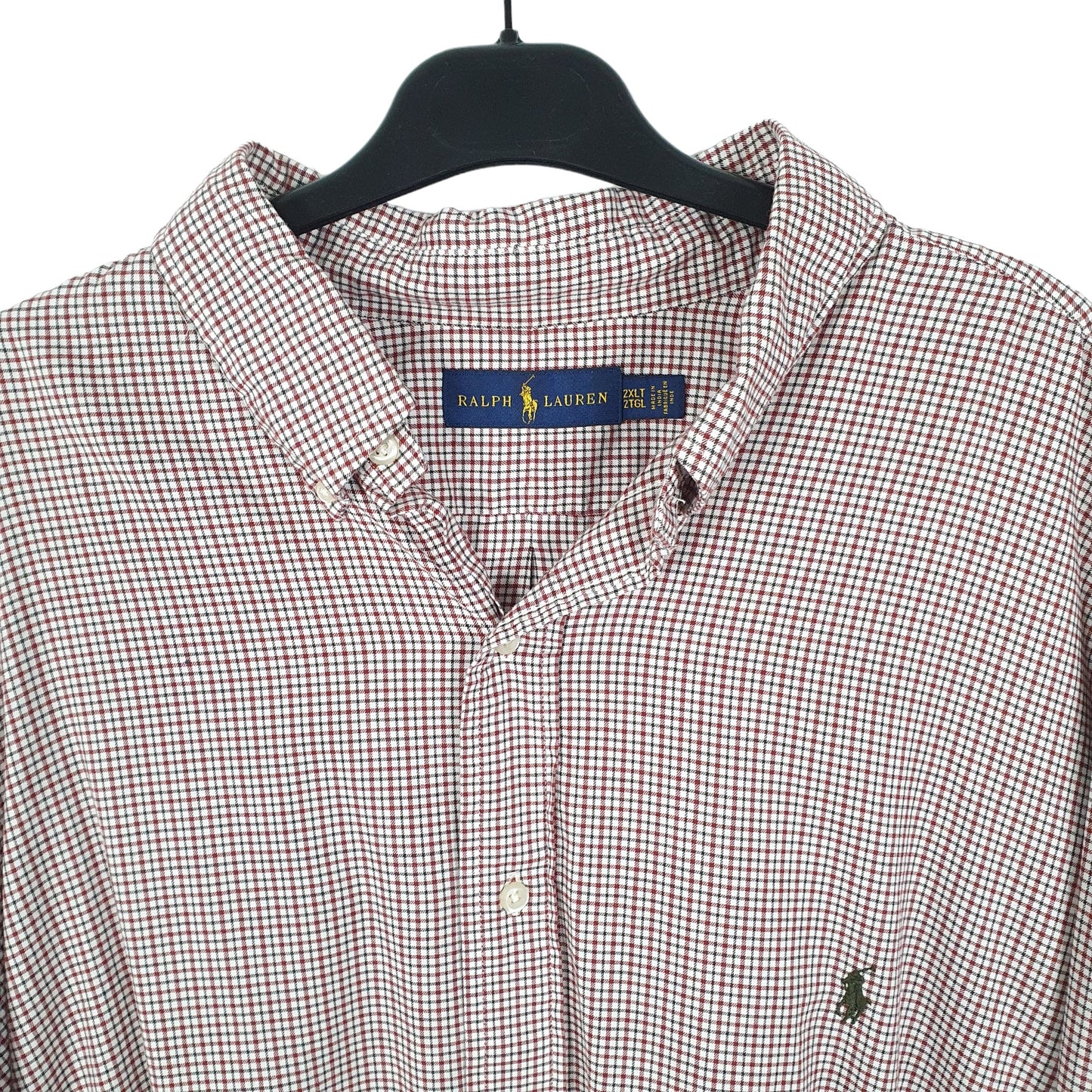 Ralph Lauren Long Sleeve Regular Fit Check Shirt White