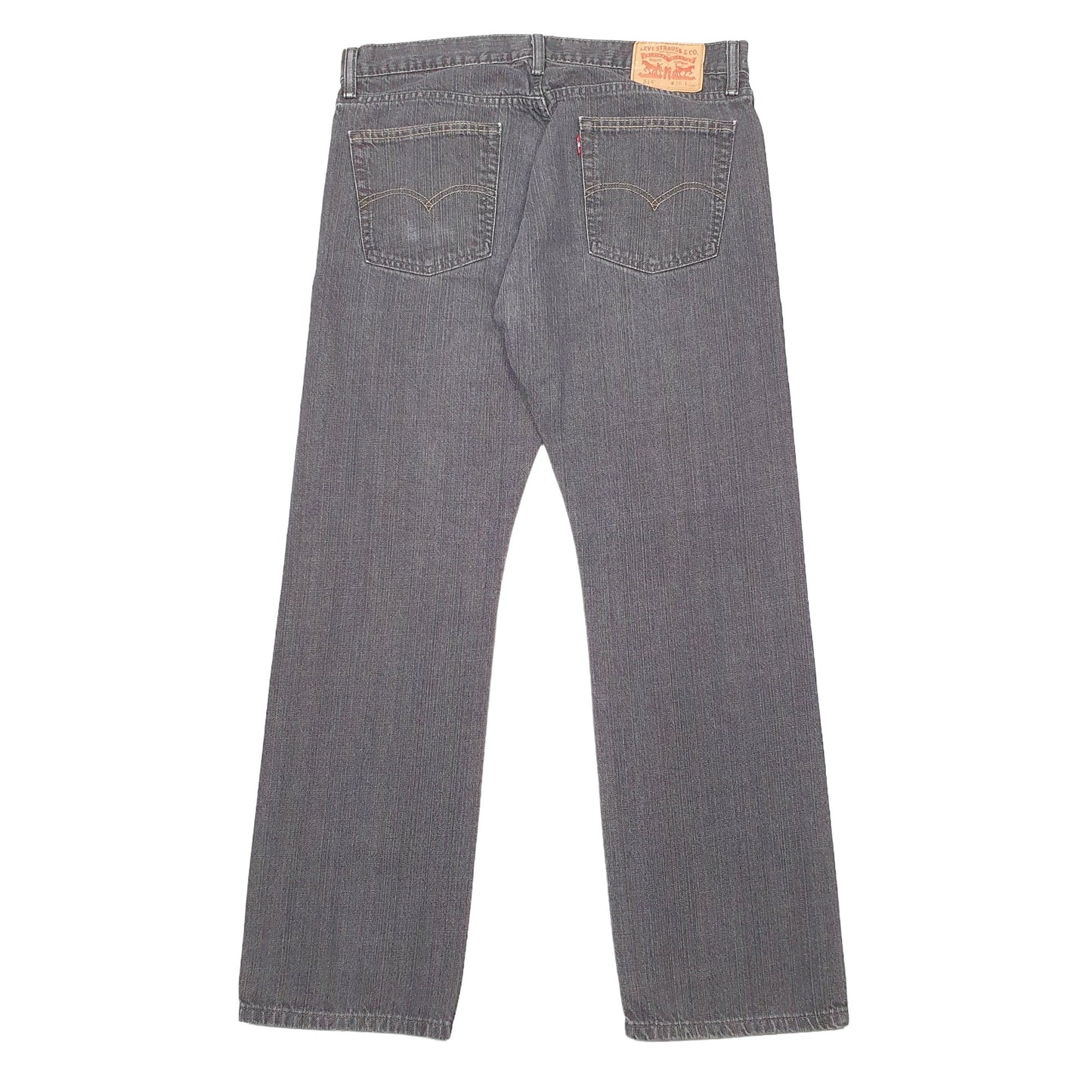 Levis 514 Straight Fit Jeans W36 L32 Black