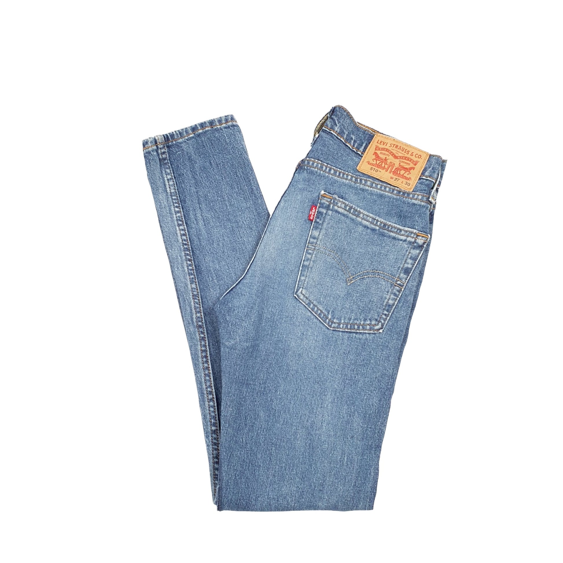 Levis 510 Skinny Fit Jeans W27 L29 Blue