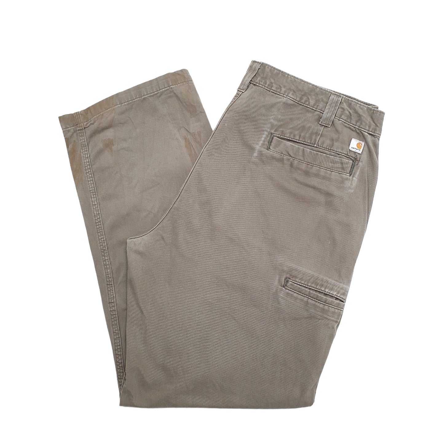 Mens Khaki Carhartt  Carpenter JeansW40 L32