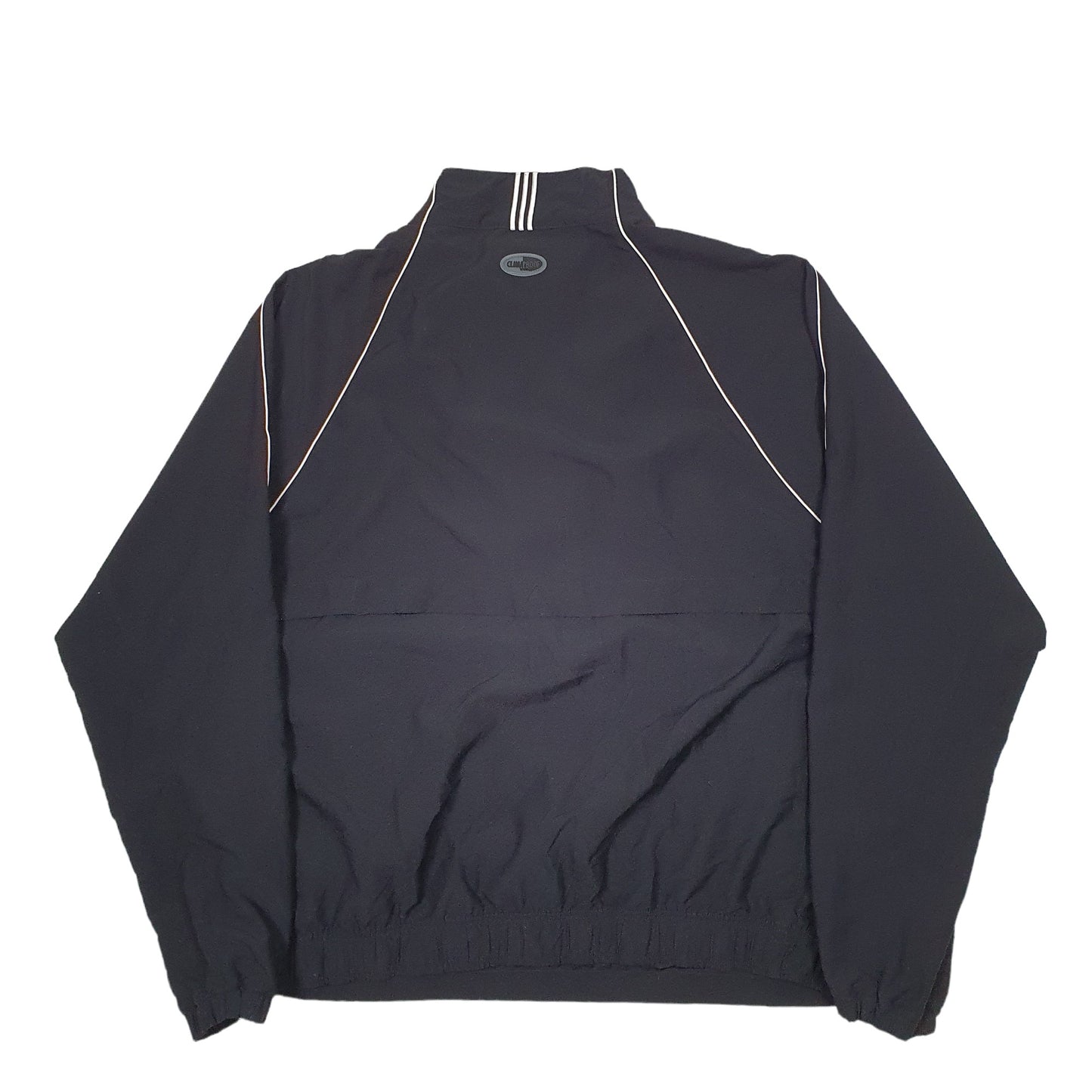 Mens Black Adidas Ikola Cup Quarter Zip Jumper