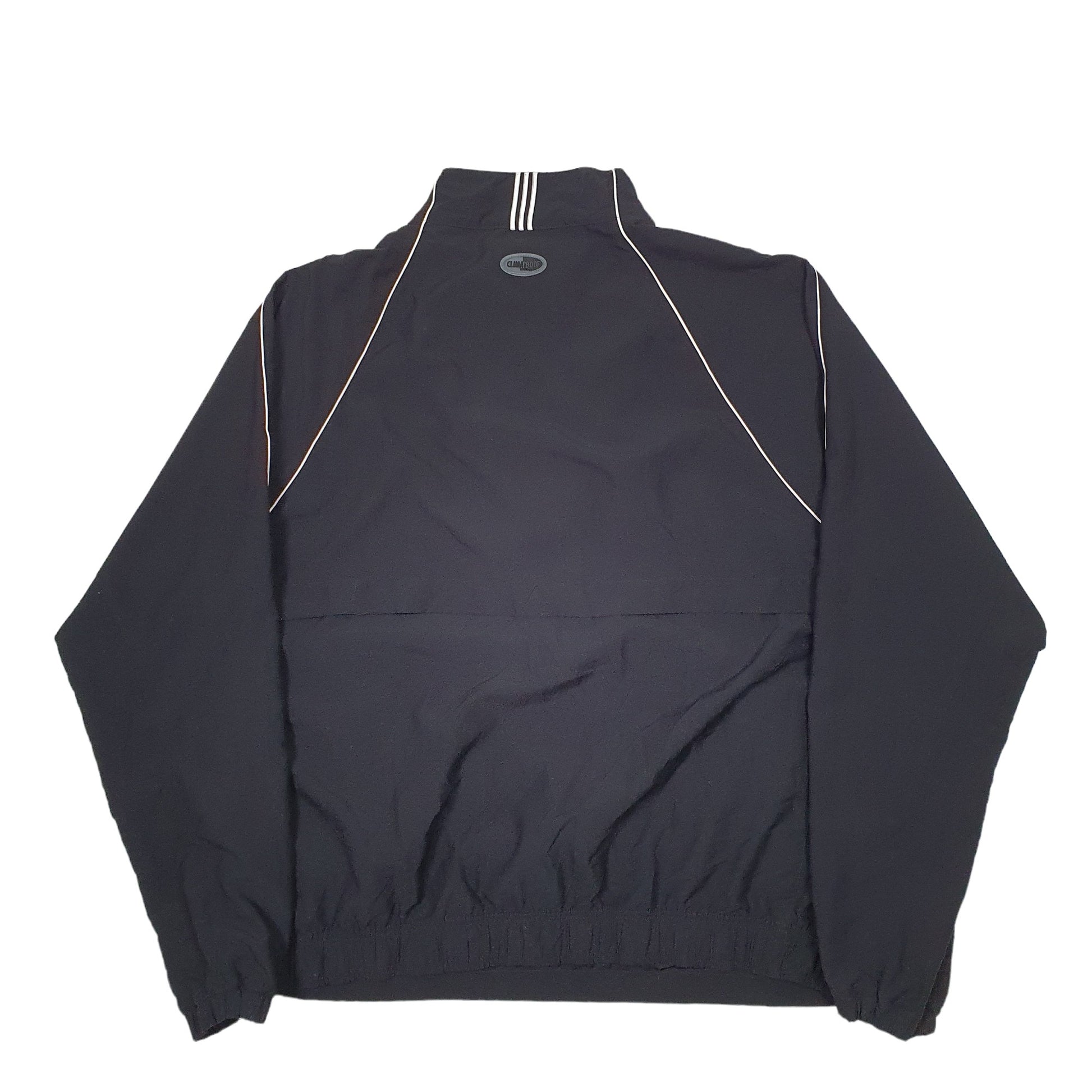 Mens Black Adidas Ikola Cup Quarter Zip Jumper