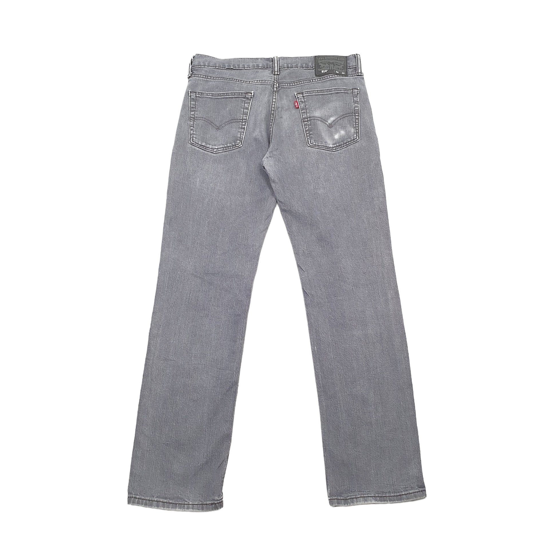 Levis 514 Straight Fit Jeans W32 L31 Grey