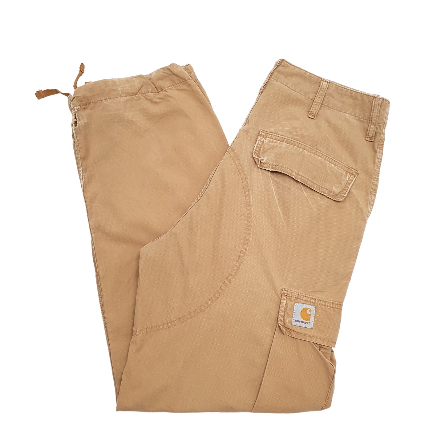 Mens Tan Carhartt  Cargo Trousers