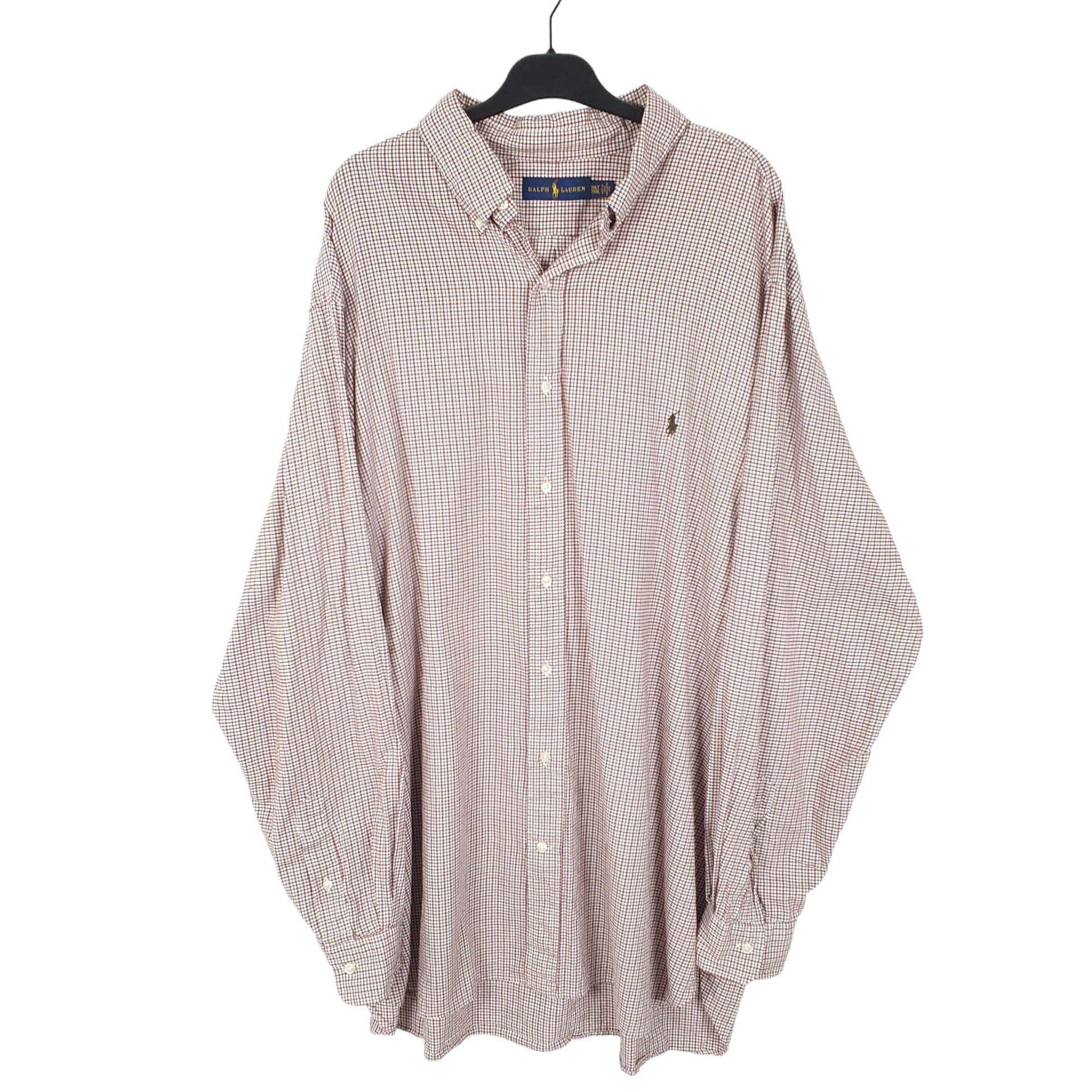 Ralph Lauren Long Sleeve Regular Fit Check Shirt White