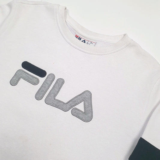 Fila Spellout Crewneck White