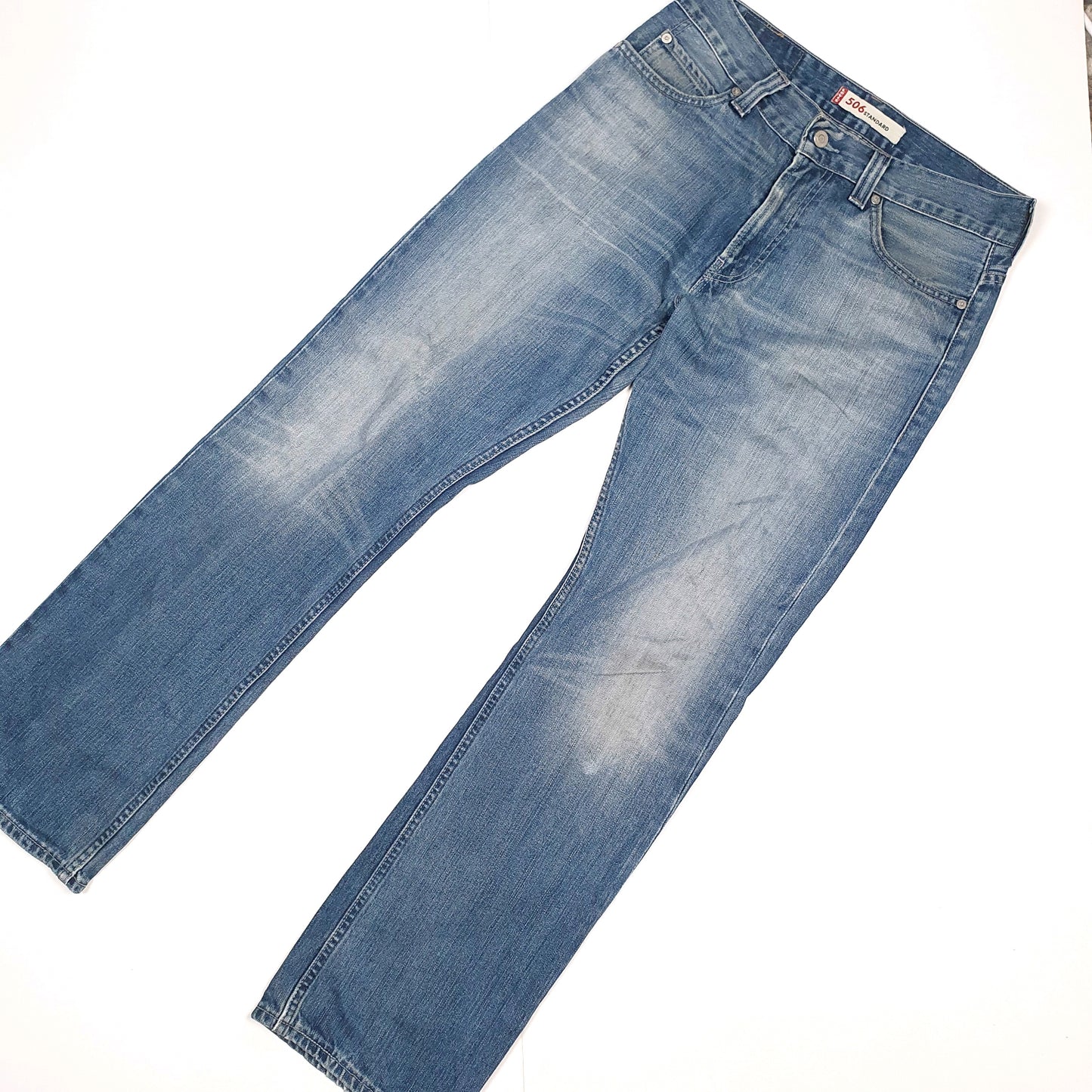 Levis 506 Regular Fit Jeans W34 L33