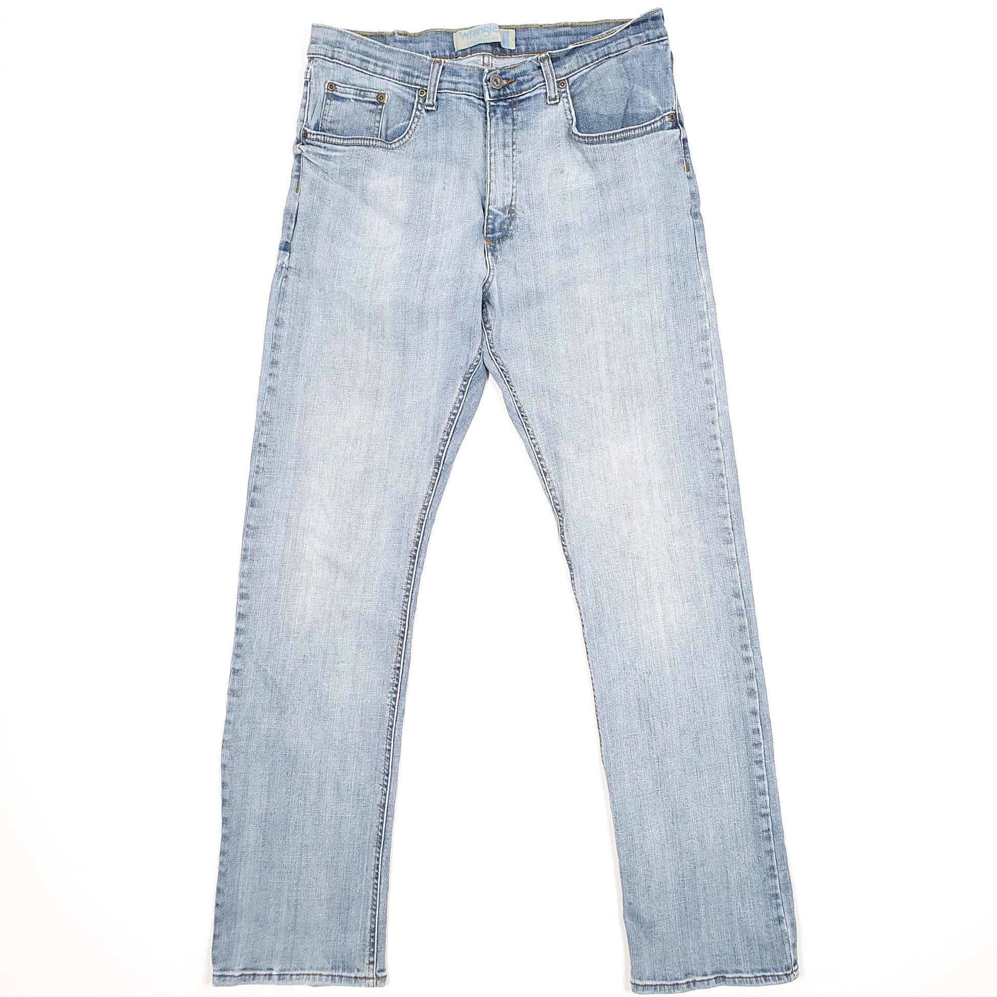 Wrangler Casual Straight Fit Flex Stretch Jeans W32 L31 Blue