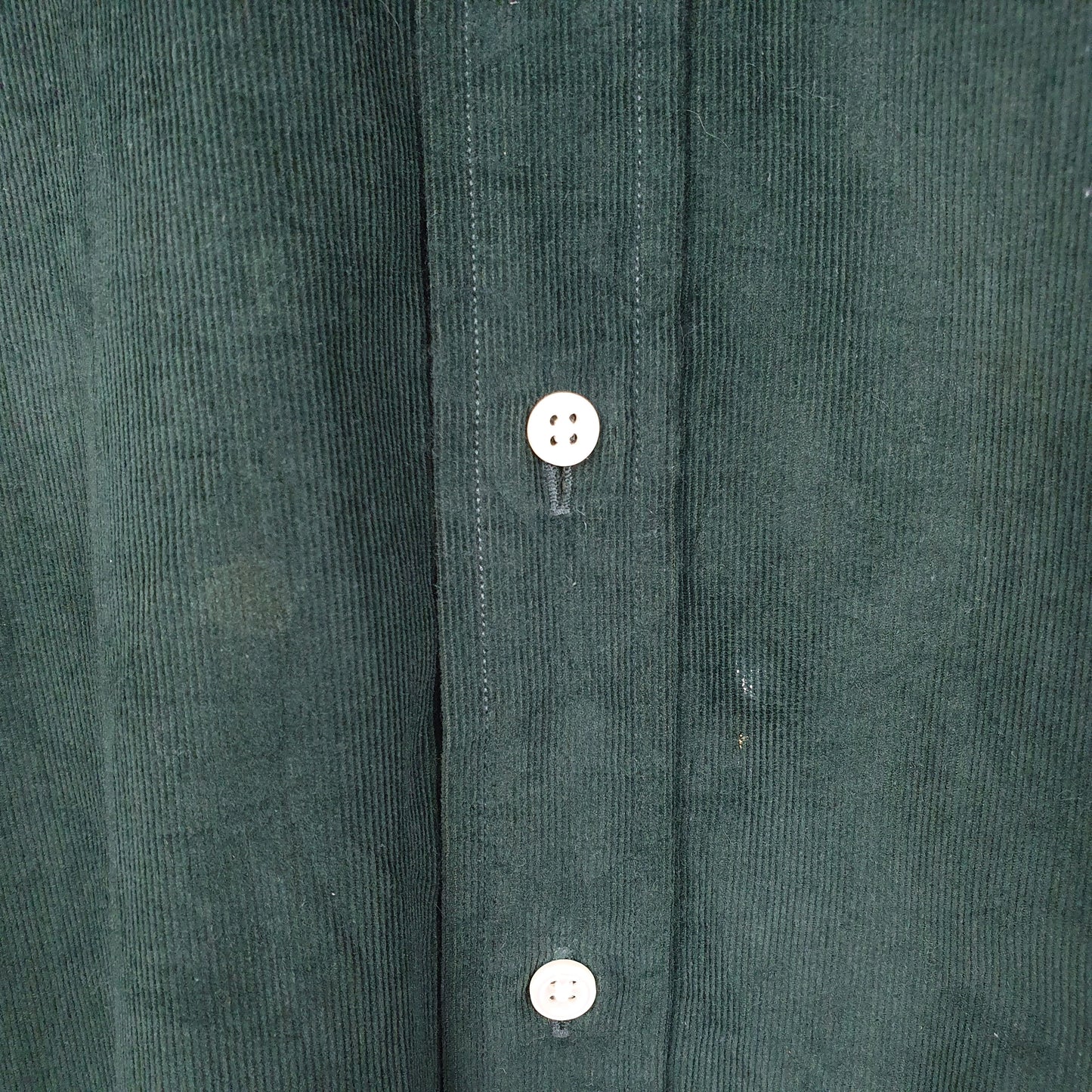 Mens Green Ralph Lauren Corduroy Overshirt Shacket Long Sleeve Shirt