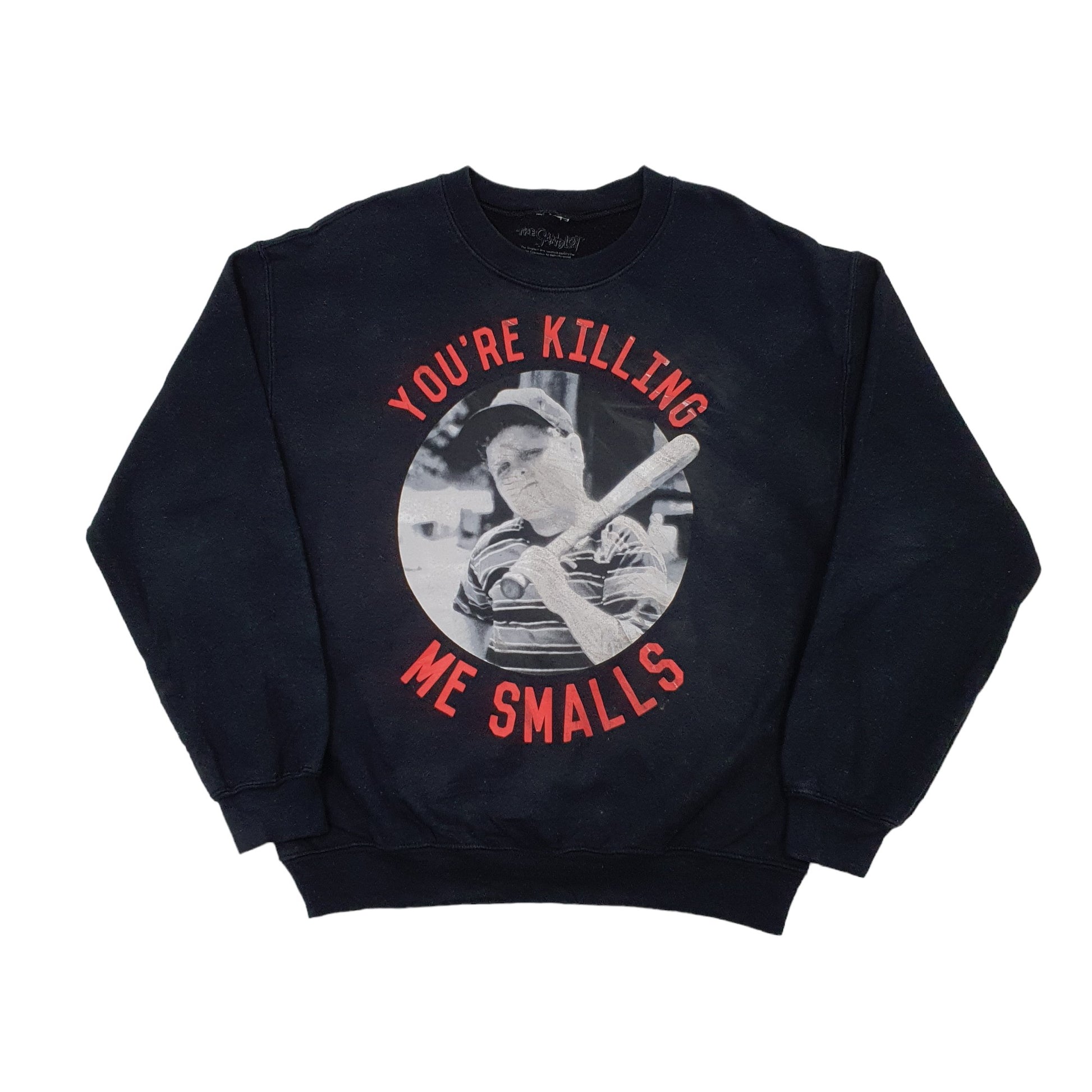 Sandlot Sandlot Kids Baseball 90s Film Crewneck M Black