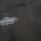 Womens Black Harley Davidson Hoodie Motorcycles Biker Full Zip Jumper