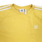 Mens Yellow Adidas  Crewneck Jumper