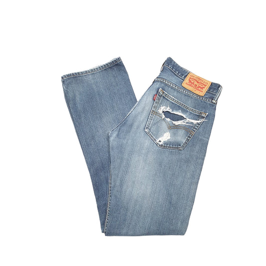 Levis 527 Bootcut Fit Jeans W32 L34 Blue