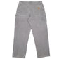 Mens Grey Carhartt Double Knee Riveted Carpenter Trousers