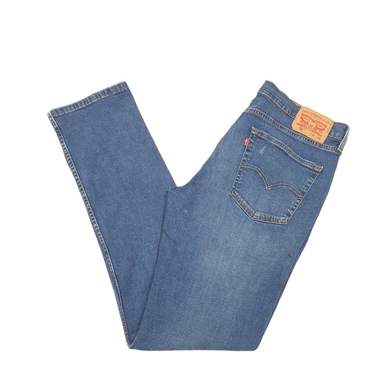 Mens Blue Levis Stretch 514 JeansW36 L34